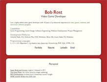 Tablet Screenshot of bobrost.com